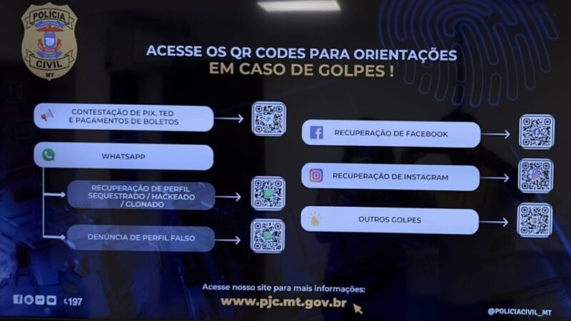 Polícia Civil cria canal com orientações a vítimas em caso de golpes