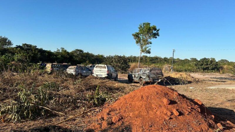 Três homens são presos suspeitos de invasão a propriedade rural em Diamantino