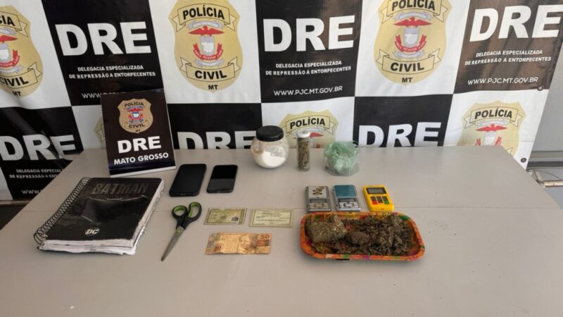 Ações de combate ao tráfico doméstico fecham bocas de fumo em Cuiabá e Várzea Grande
