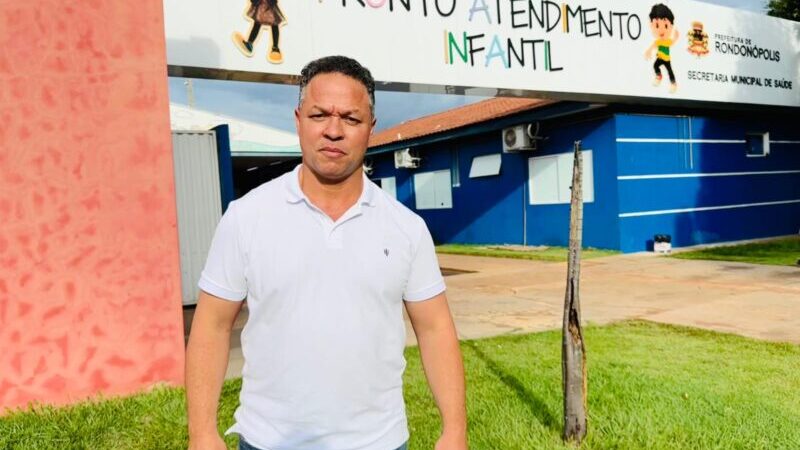 Cláudio Ferreira garante ambulância para PA Infantil de Rondonópolis