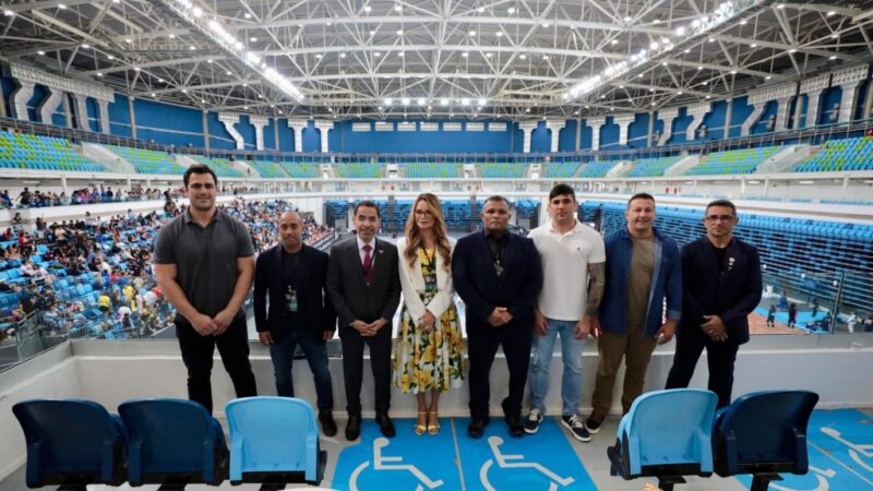 Primeira-dama de MT participa da abertura do Abu Dhabi Grand Slam no Rio de Janeiro