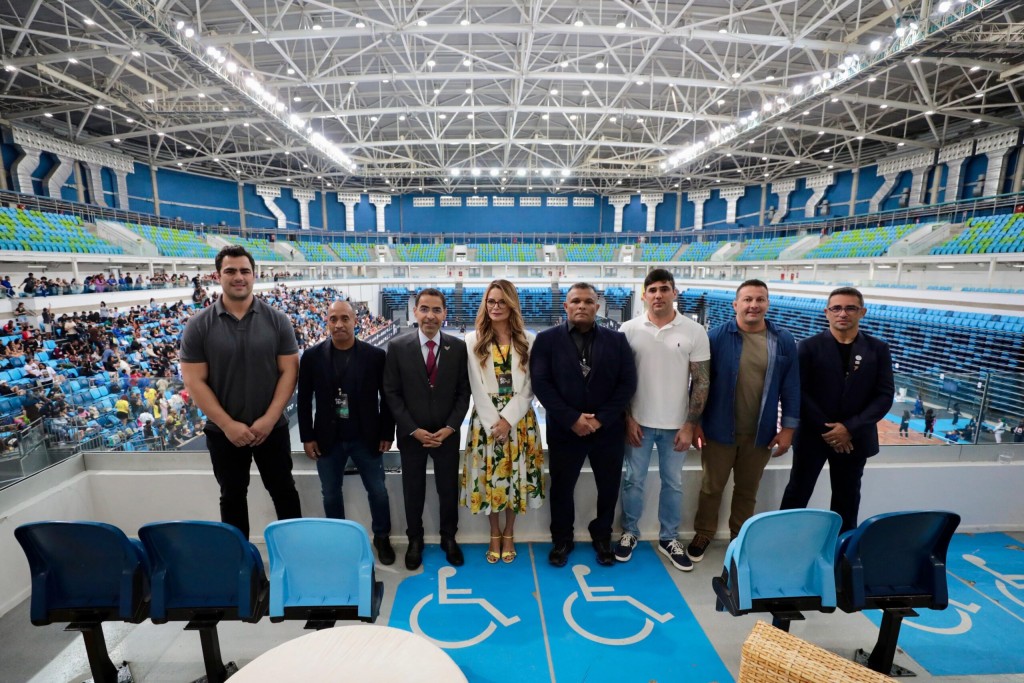 Primeira-dama de MT participa da abertura do Abu Dhabi Grand Slam no Rio de Janeiro Primeira-dama de MT participa da abertura do Abu Dhabi Grand Slam no Rio de Janeiro