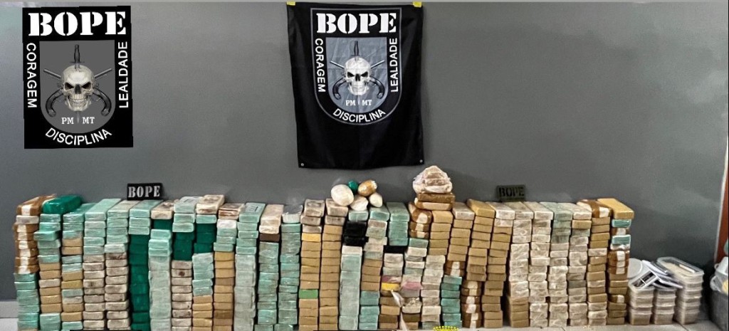 Polícia Militar apreende mais de 1,2 tonelada de drogas em Mato Grosso em 15 dias Polícia Militar apreende mais de 1,2 tonelada de drogas em Mato Grosso em 15 dias