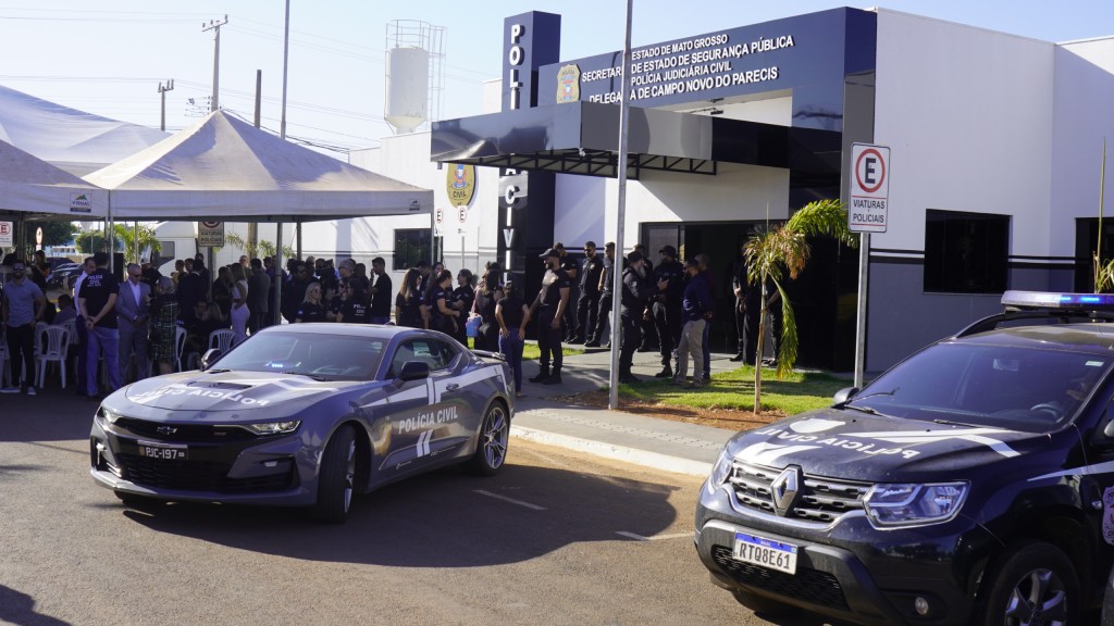 Nova Delegacia de Campo Novo do Parecis é inaugurada com estrutura ampla e moderna