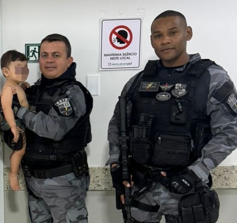 Militares da Companhia Raio salvam criança engasgada em Lucas do Rio Verde Militares da Companhia Raio salvam criança engasgada em Lucas do Rio Verde