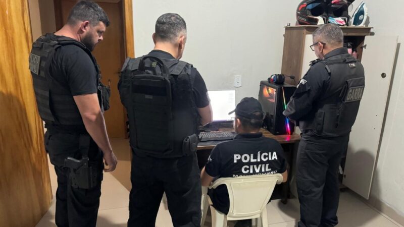 Polícia Civil de MT cumpre mandado em operação nacional contra pirataria digital