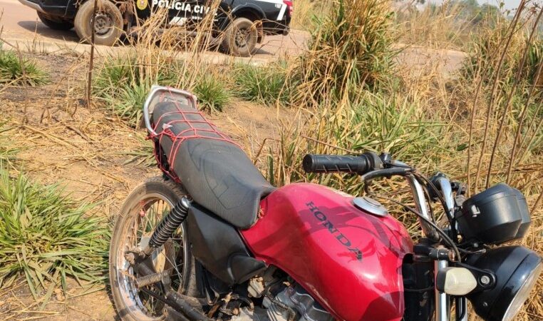 Polícia Civil recupera motocicleta roubada em Confresa