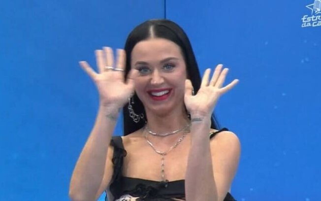 Katy Perry entra no ‘Estrela da Casa’ e interage com participantes do reality