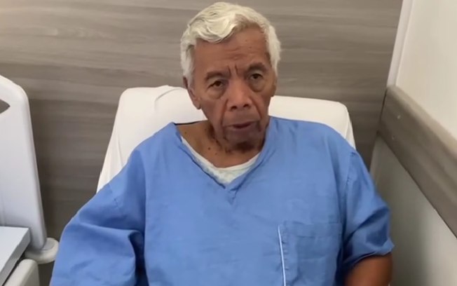 Roque é internado após piora em tumor no cérebro e filho afirma: ‘Muito debilitado’