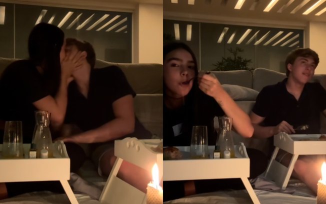 Filho de Angélica e Luciano Huck e namorada aproveitam jantar romântico; veja