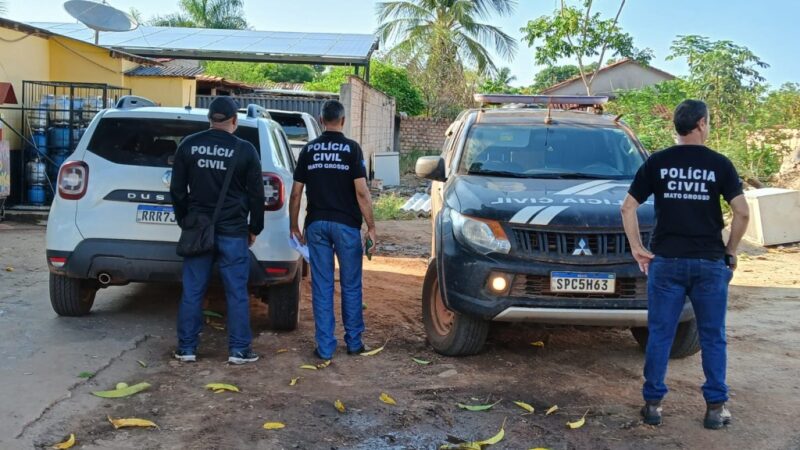 Polícia Civil apreende armas durantes buscas para apurar desvio de verbas de Prefeitura em São Félix do Araguaia