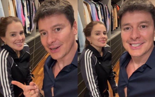 Rodrigo Faro se dedica aos cuidados da esposa em recuperação pós-cirúrgica