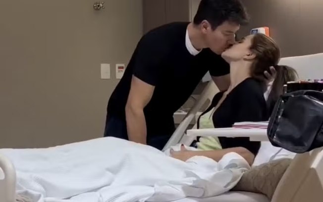 Rodrigo Faro compartilha momento emocionante com esposa após cirurgia de câncer