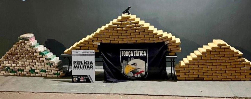 Polícia Militar registra aumento de 204% nas apreensões de drogas Polícia Militar registra aumento de 204% nas apreensões de drogas