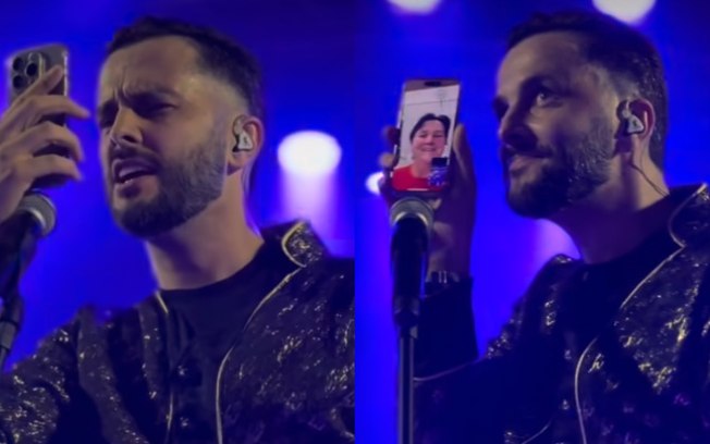 Artista pausa show para atender ligação da mãe pelo viva-voz; veja o momento Artista pausa show para atender ligação da mãe pelo viva-voz; veja o momento