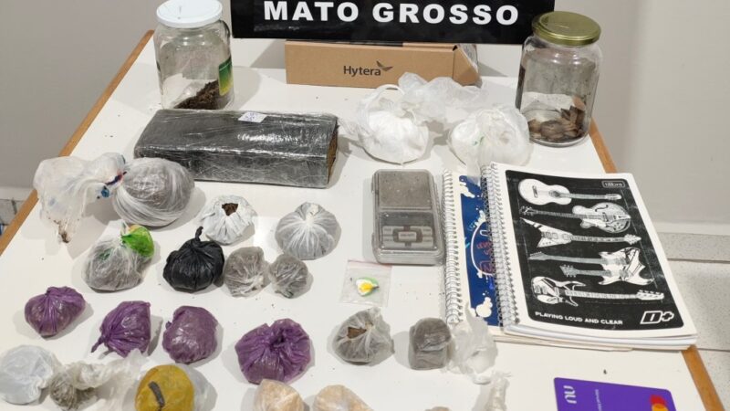 Polícia Civil prende traficante e fecha boca de fumo em Paranaíta