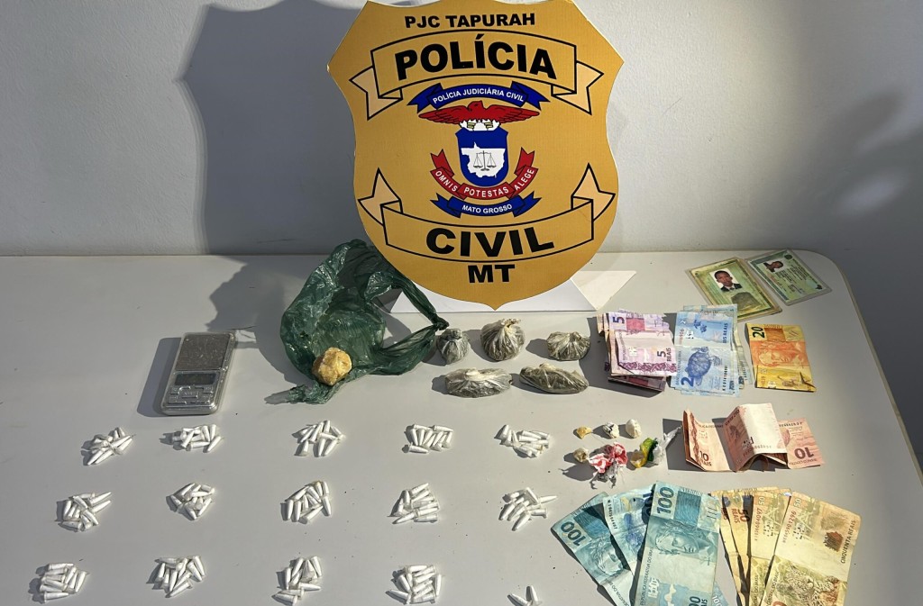 Traficante é preso em flagrante e boca de fumo é desarticulada pela Polícia Civil Traficante é preso em flagrante e boca de fumo é desarticulada pela Polícia Civil
