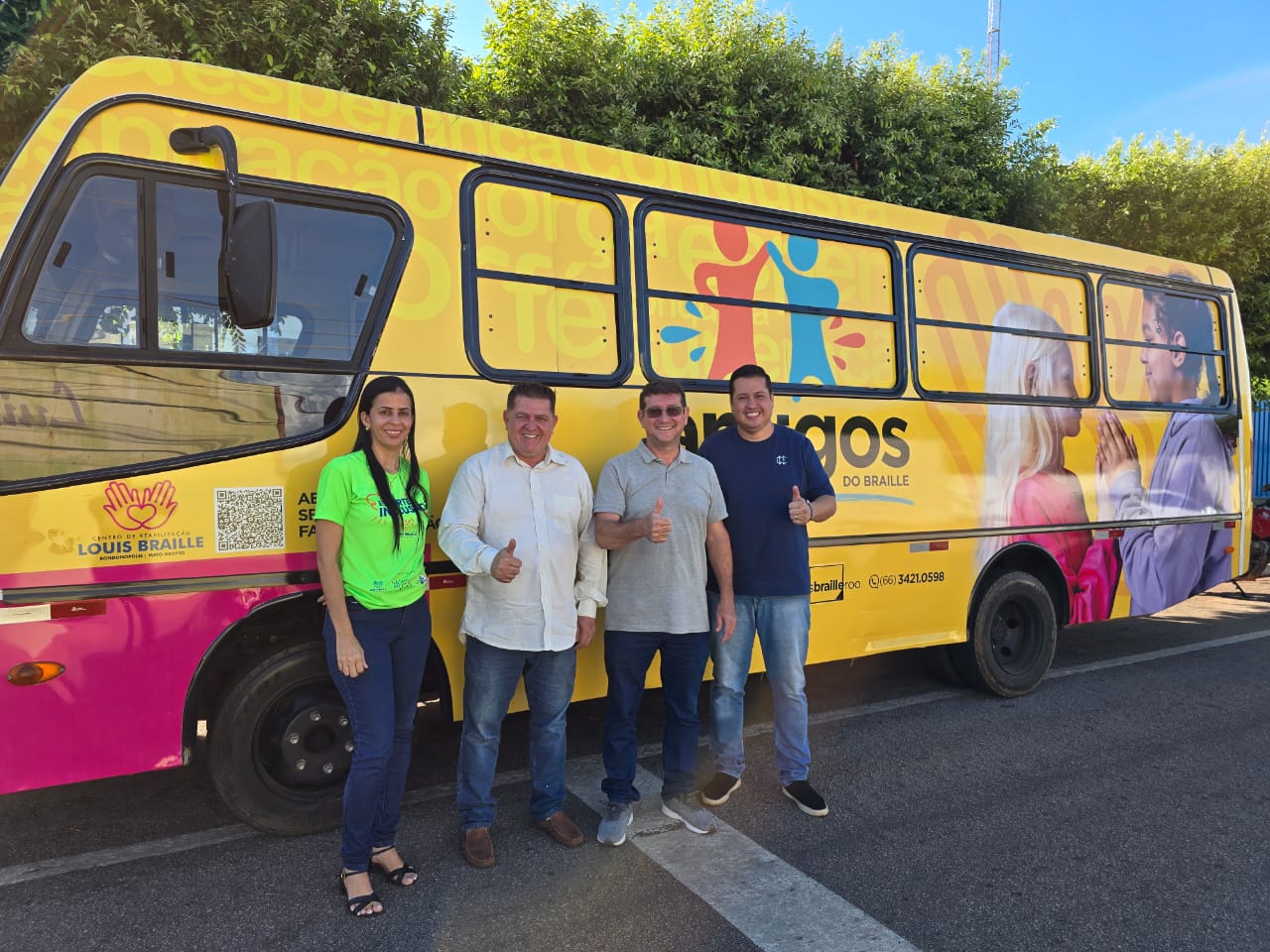 Zaeli visita Centro de Reabilitação Louis Braille, em Rondonópolis-MT