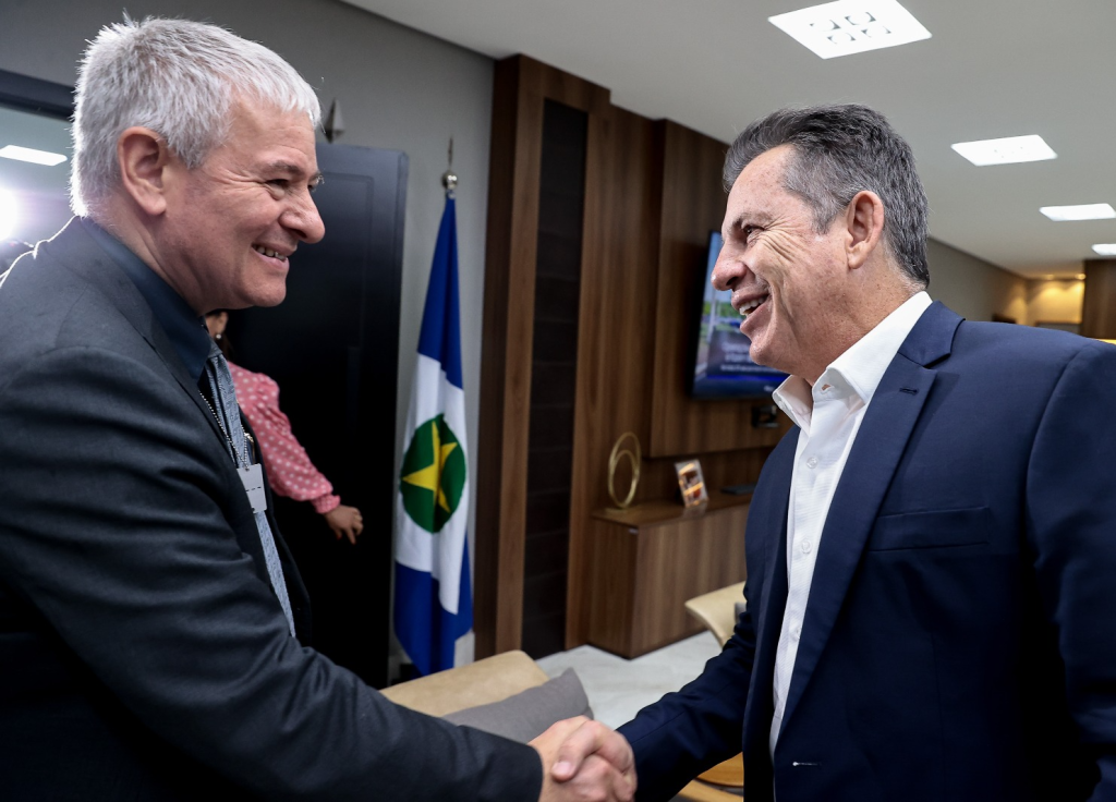 Governador apresenta potencialidades de MT para embaixador de Israel Governador apresenta potencialidades de MT para embaixador de Israel
