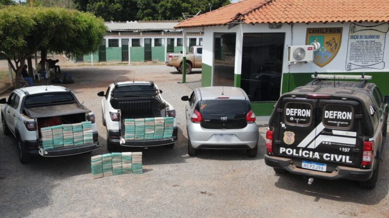 Ação integrada apreende 150 tabletes de cocaína em Tangará da Serra