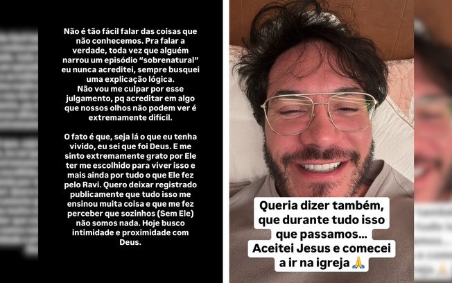 Eliezer conta que aceitou Jesus e começou a frequentar igreja após desafios com o filho