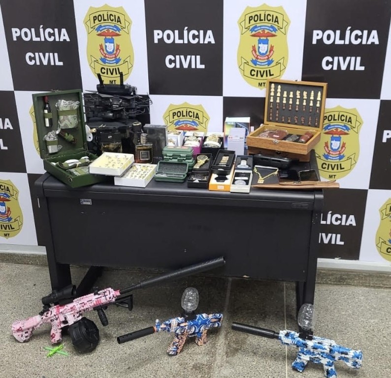 Polícia Civil prende autor de furtos em comércios de Água Boa Polícia Civil prende autor de furtos em comércios de Água Boa