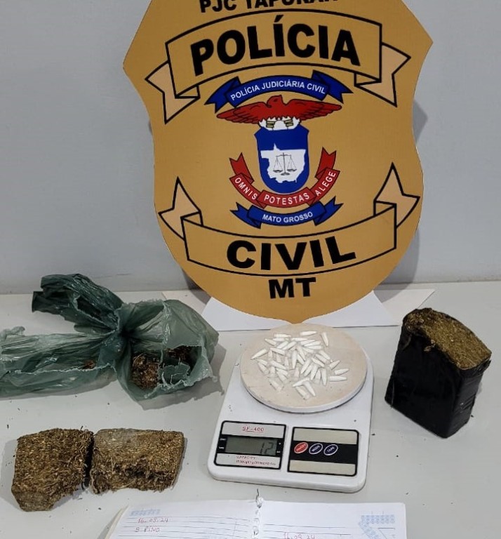 Polícia Civil prende três em operação contra tráfico de drogas em Tapurah Polícia Civil prende três em operação contra tráfico de drogas em Tapurah