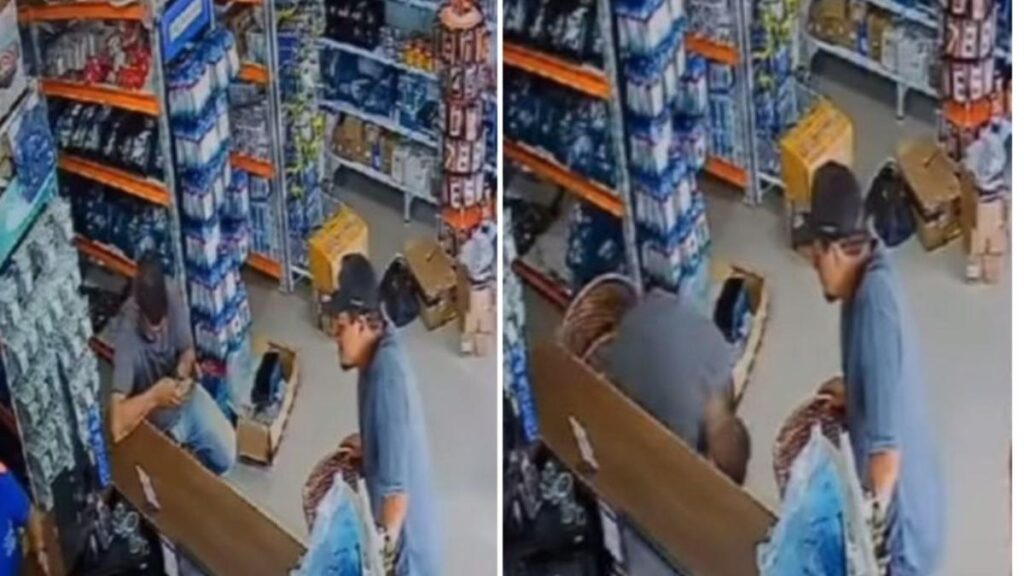 Vídeo mostra momento que cliente passa mal e morre dentro de loja em Lucas do Rio Verde Vídeo mostra momento que cliente passa mal e morre dentro de loja em Lucas do Rio Verde