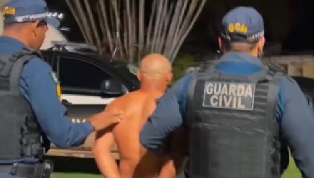 Homem é preso após ser filmado agredindo cachorro em Lucas do Rio Verde